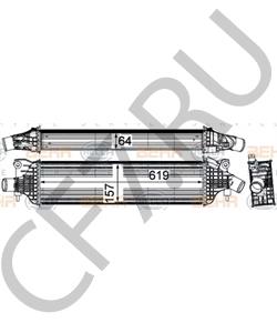 14461-1MS0A Интеркулер NISSAN в городе Воронеж