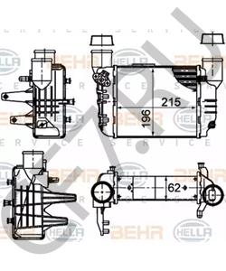 8E0 145 805 N Интеркулер SEAT в городе Воронеж