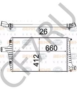 4B0 145 805 A Интеркулер SEAT в городе Воронеж