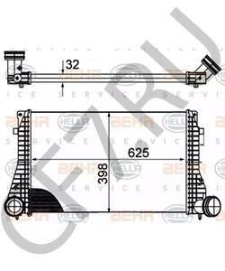 1J0145803H Интеркулер SEAT в городе Воронеж