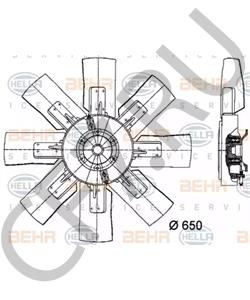 8604 052 Вентилятор, охлаждение двигателя IVECO в городе Воронеж