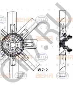 51 02601 9227 Вентилятор, охлаждение двигателя MAN в городе Воронеж