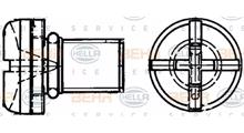 PORSCHE Болт, пробка радиатора